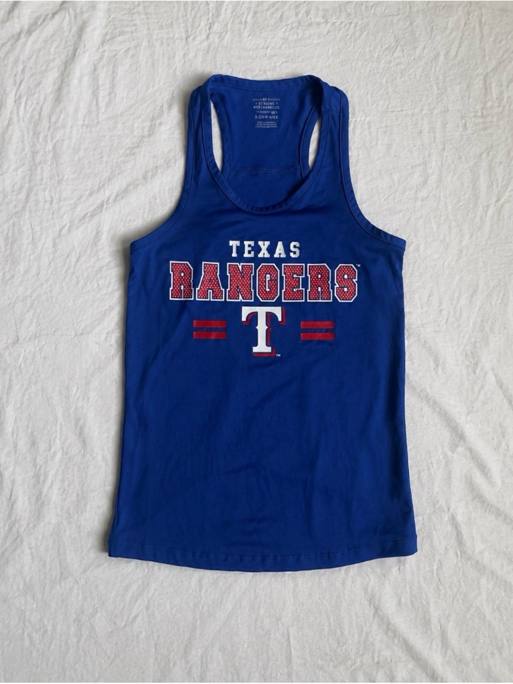 Genuine Merchandise Kids Texas Rangers Royal Blue Tank Top
